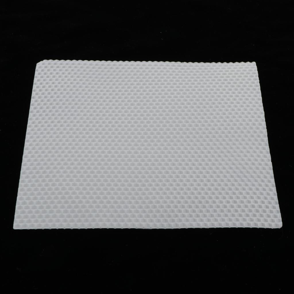 Beeswax Sheet Roll - ハニカム状の蜜蝋プレート、キャンドル作り用天然ワックスシート、手巻きピラーキャンドル用キャンドルベース