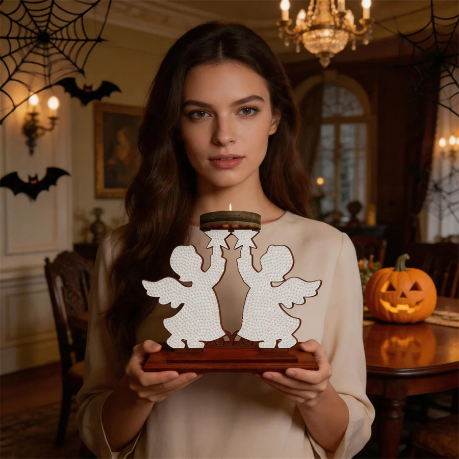 子供向けキャンドルホルダー、ハロウィーンのギフト、ダイヤモン - Candle Supplies In のレビューと価格