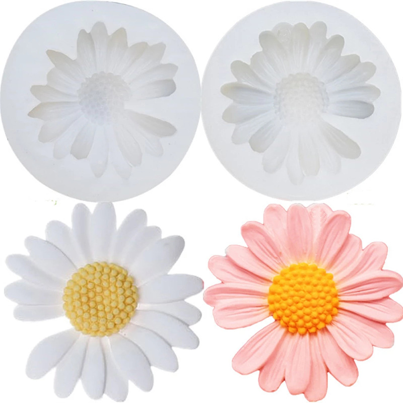 シリコンモールド,3Dデイジー,エポキシ,石鹸キャンドル,日 - Candle Making Supplies Online のレビューと価格