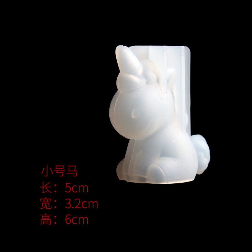 透明ユニコーンシリコーンエポキシ樹脂金型ジオメトリクマウサギ - Candle Supplies Wholesale のレビューと価格