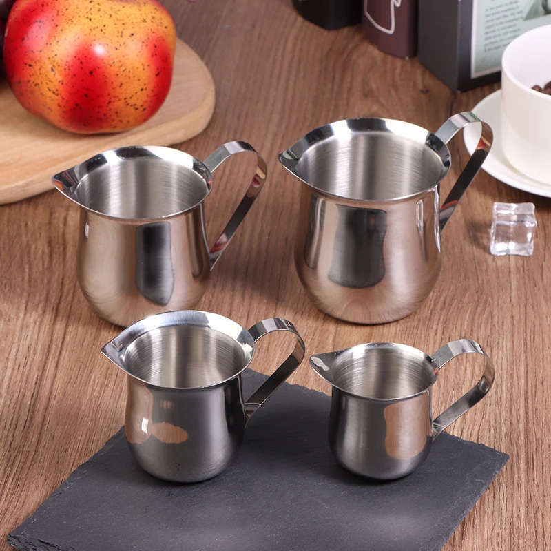 コーヒーミルク泡立てピッチャーカップキッチンステンレス鋼クリ - Pour Spout Pitcher のレビューと価格