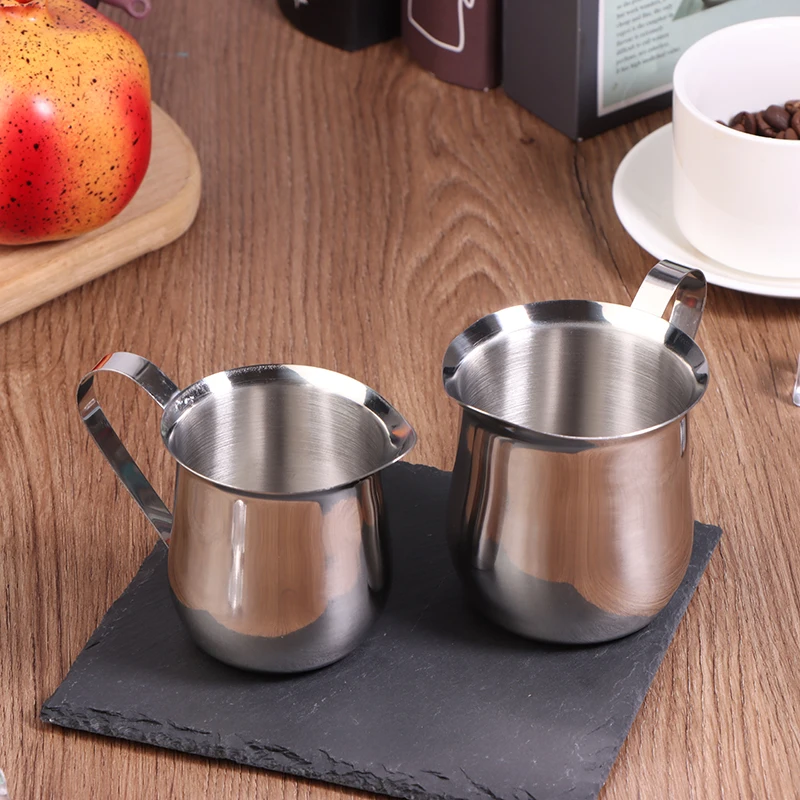 コーヒーミルク泡立てピッチャーカップキッチンステンレス鋼クリ - Pour Spout Pitcher のレビューと価格