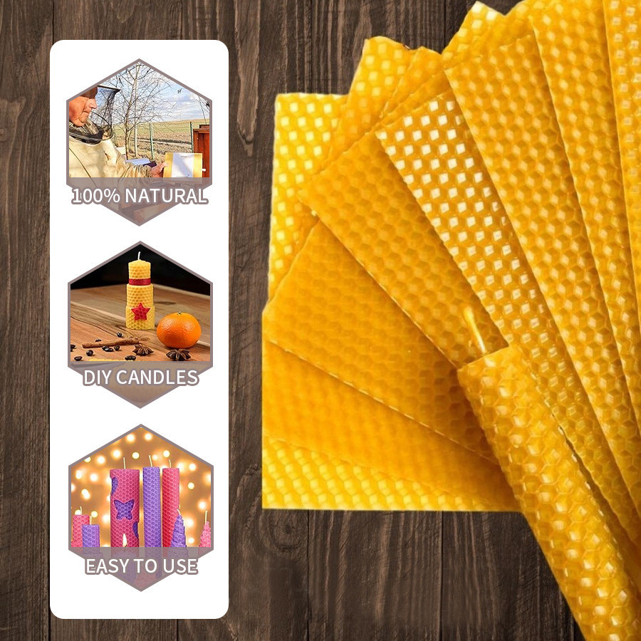 10/20/30 個天然蜜蝋シートキャンドル作り手作り Di - Beeswax Sheet Roll のレビューと価格