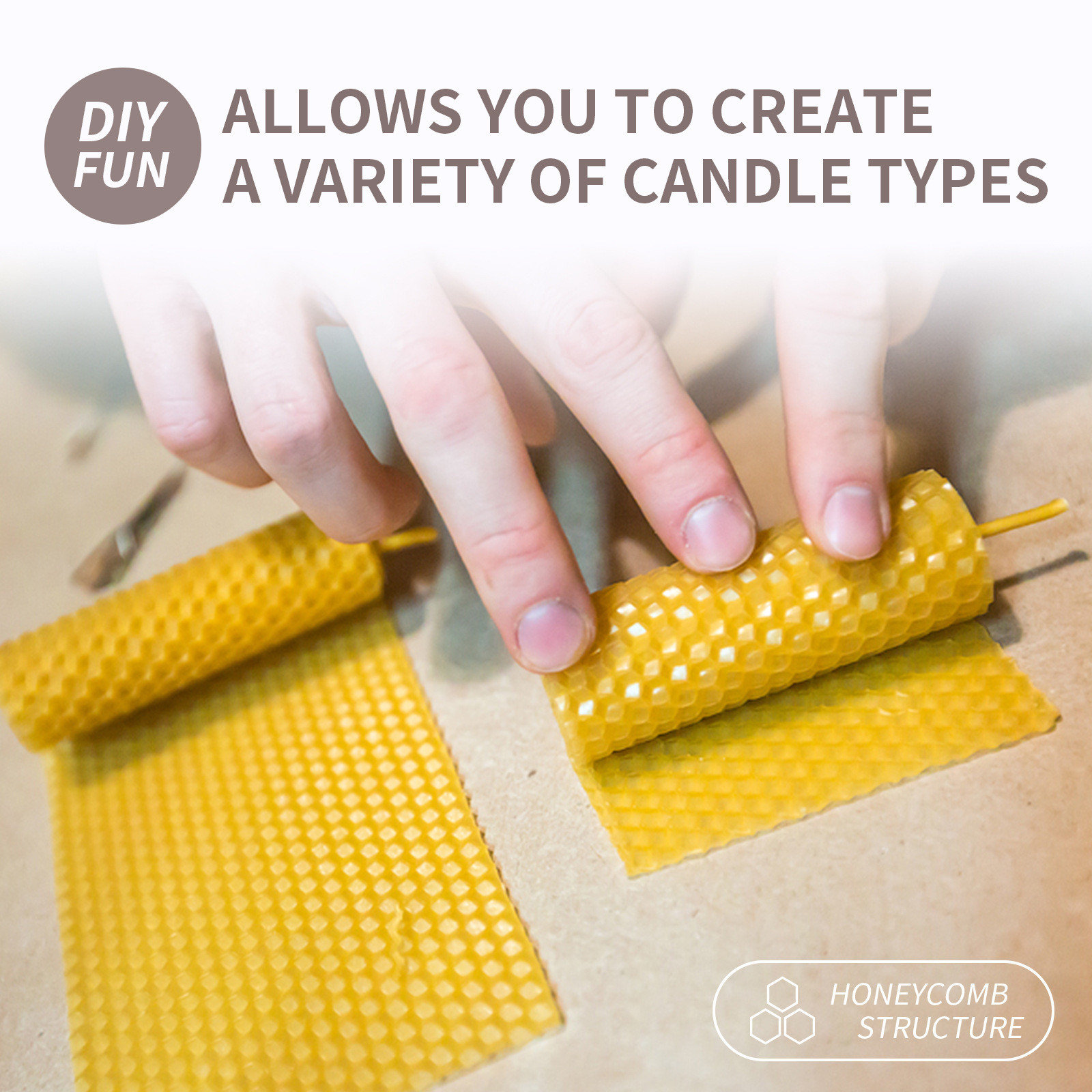 10/20/30 個天然蜜蝋シートキャンドル作り手作り Di - Beeswax Sheet Roll のレビューと価格