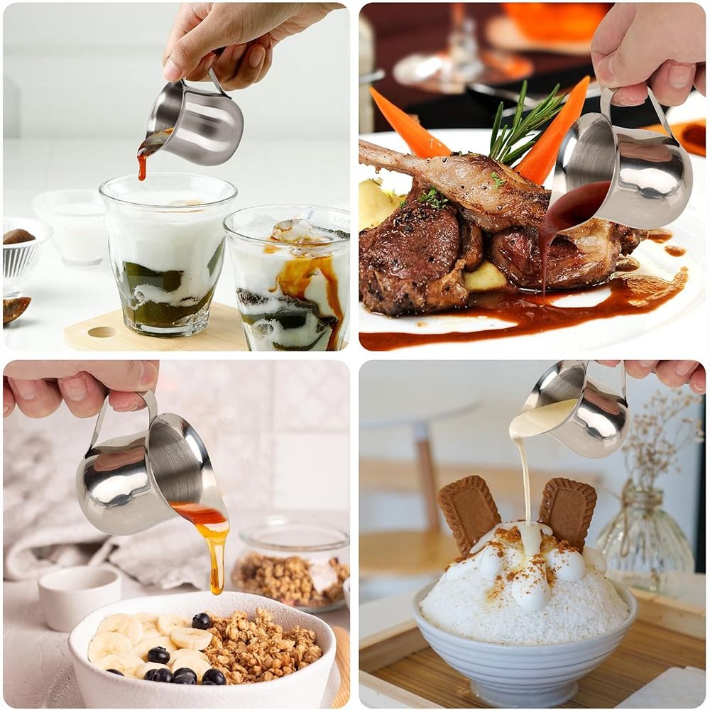 ラテアートステンレス鋼製コーヒーミルク泡立て器カップ注ぎ口付 - Pour Spout Pitcher のレビューと価格