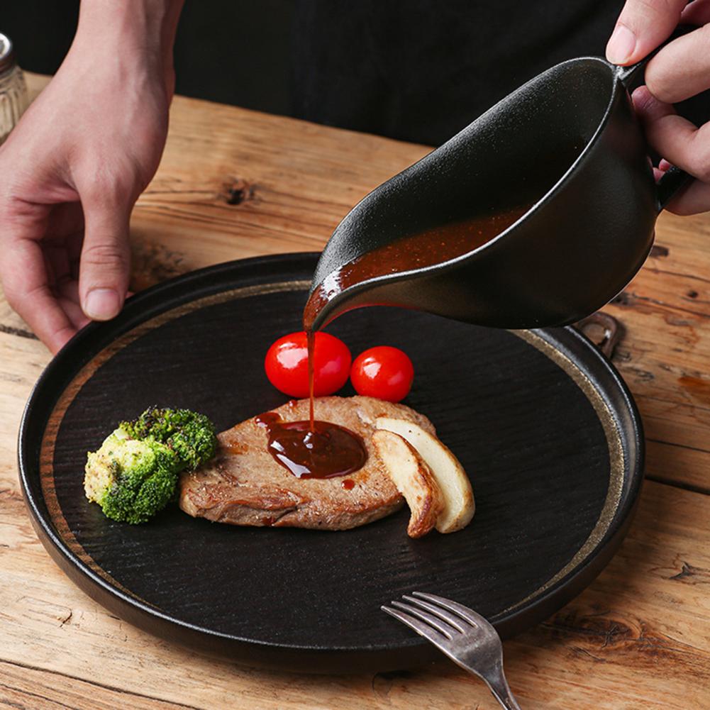 ソースディスペンサー セラミックソースピッチャー ハンドル付 - Pour Spout Pitcher のレビューと価格