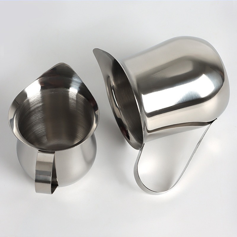 新しいコーヒーミルク泡立てピッチャーカップステンレス鋼エスプ - Pour Spout Pitcher のレビューと価格