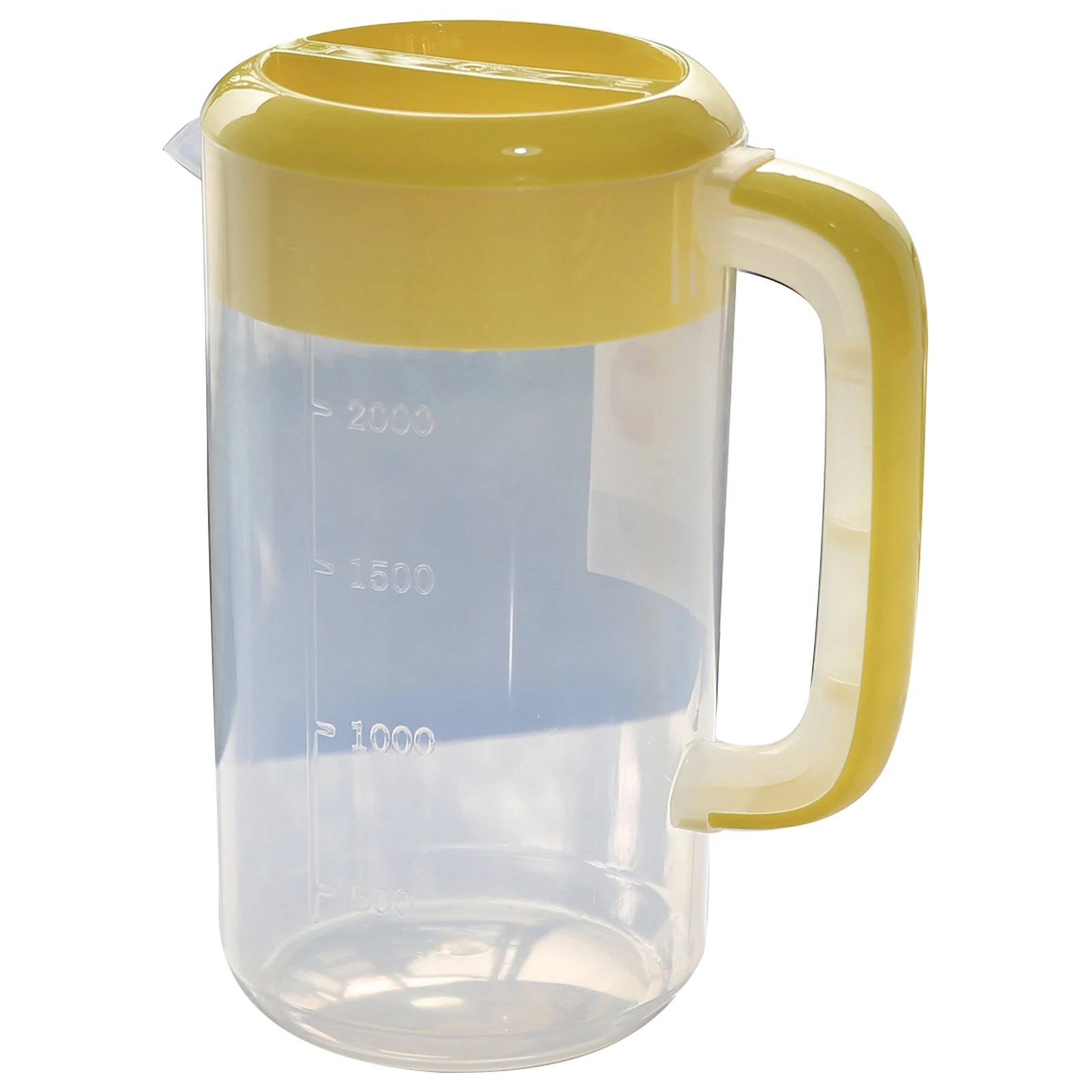 2500ML大型冷蔵庫用ウォータージャグ、計量機能付き飲料デ - Pour Spout Pitcher のレビューと価格
