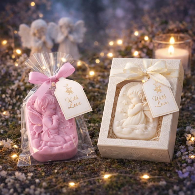 天使のシリコンモールド、石鹸作り用品、祈る妖精の赤ちゃんデザ - Candle Supplies Wholesale のレビューと価格