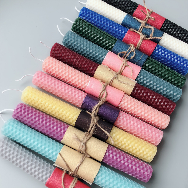 12 個 15*20 センチメートル蜜蝋シートキャンドルロー - Beeswax Sheet Roll のレビューと価格