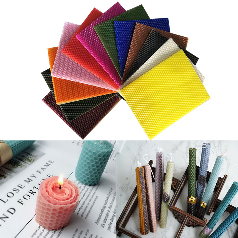12 個 15*20 センチメートル蜜蝋シートキャンドルロー - Beeswax Sheet Roll のレビューと価格